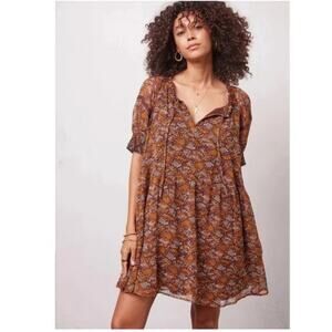 Patrons of Peace Laura Dress - Snake Print - Size M - Like New